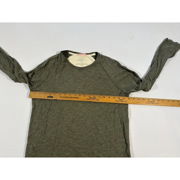APOLIS Global Citizen Green Heather Cotton Blend Crewneck T-shirt Top Sz M - Picture 5 of 9
